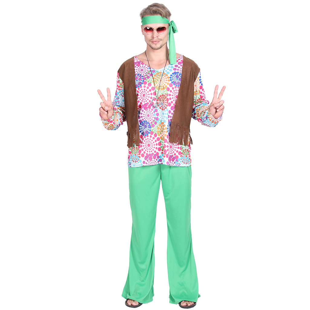 F1870 Fanstast Costumes Mens Hippie Halloween Costume